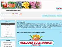 Tablet Screenshot of hollandbulbmarket.nl